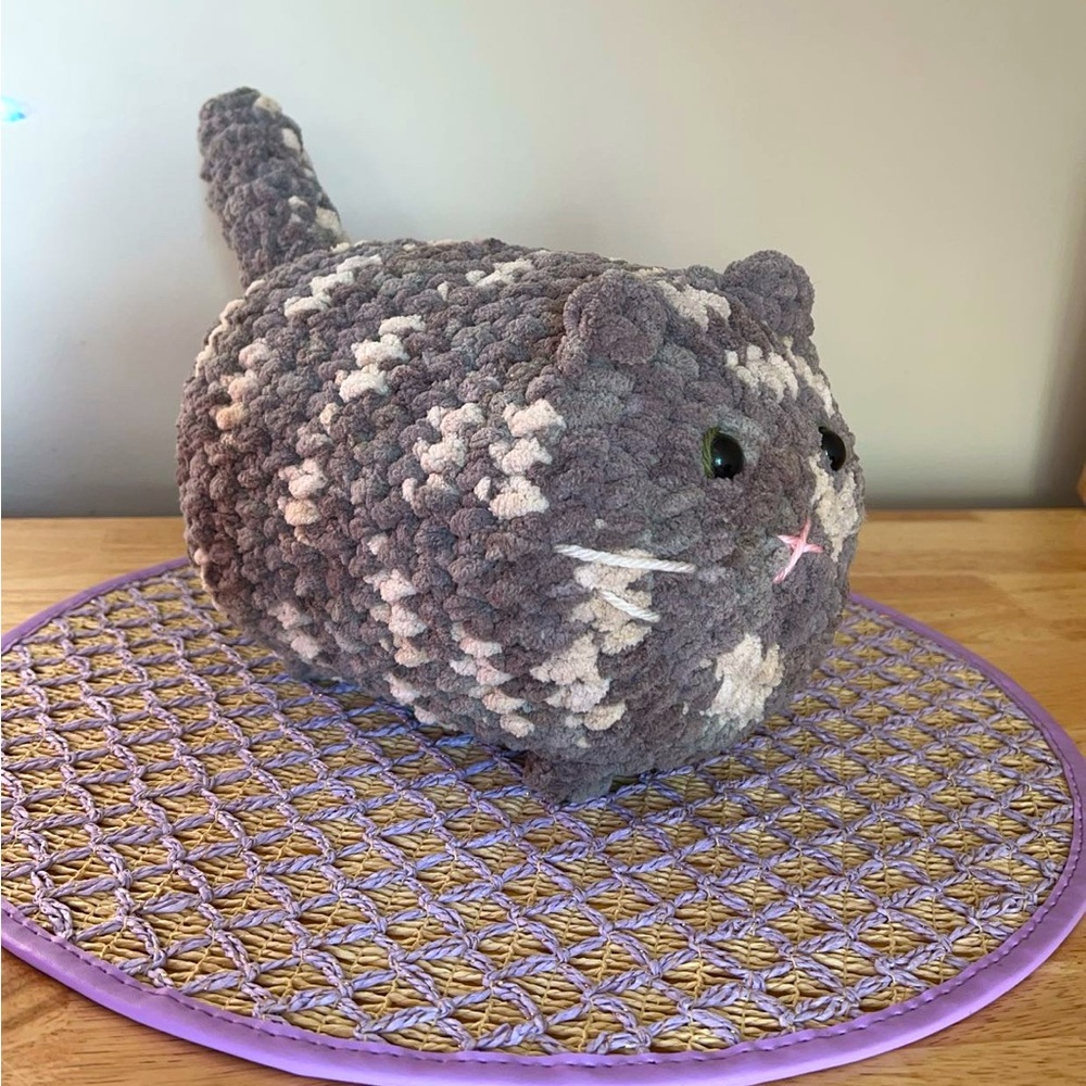 Crochet Loaf Cat Plushie
